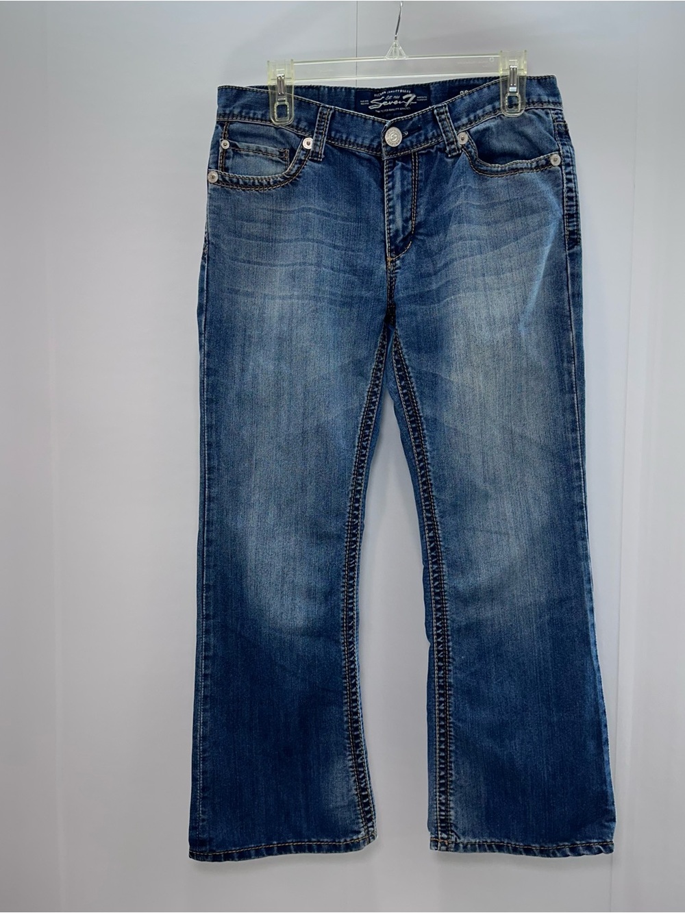 Seven7 Men's Blue Bootcut Jeans 33x27